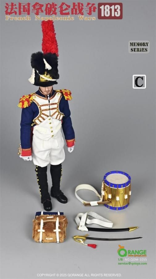 送料無料 1/6 QORANGE QOTOYS QOM-1055 フランス・ナポレオン戦争 1813