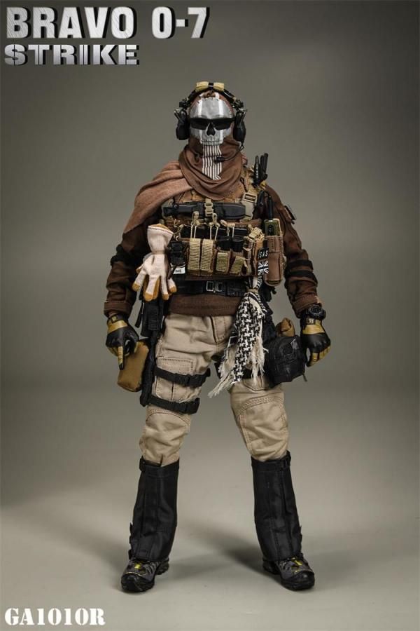 送料無料 1/6 General's Armoury GA1010R BRAVO 0-7 SAS 幽霊 欧米男性