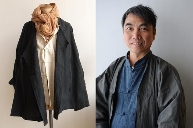 ヂェン先生の日常着｜V ネックチャイナジャケット / ブラック