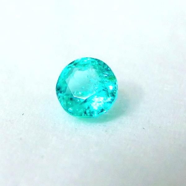 ブラジル産 インテンスネオングリーン パライバトルマリンルース 0.172