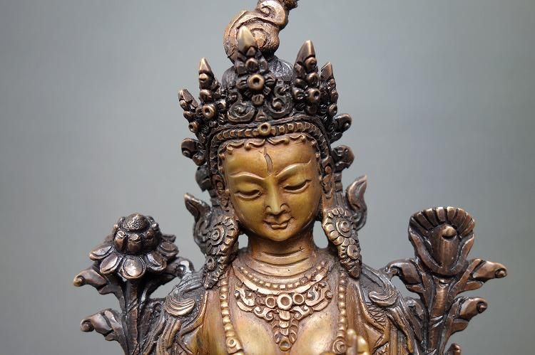 白多羅菩薩（銅製）22cm｜大阪の仏像通販・販売なら仏像専門店 多羅堂