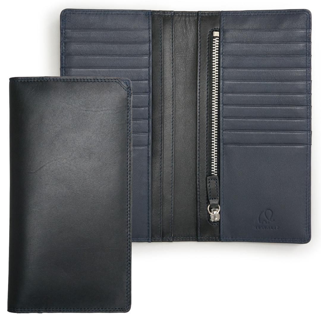 公式】mywalit マイワリット MY1338-151 長財布/ブラック・オレンジ