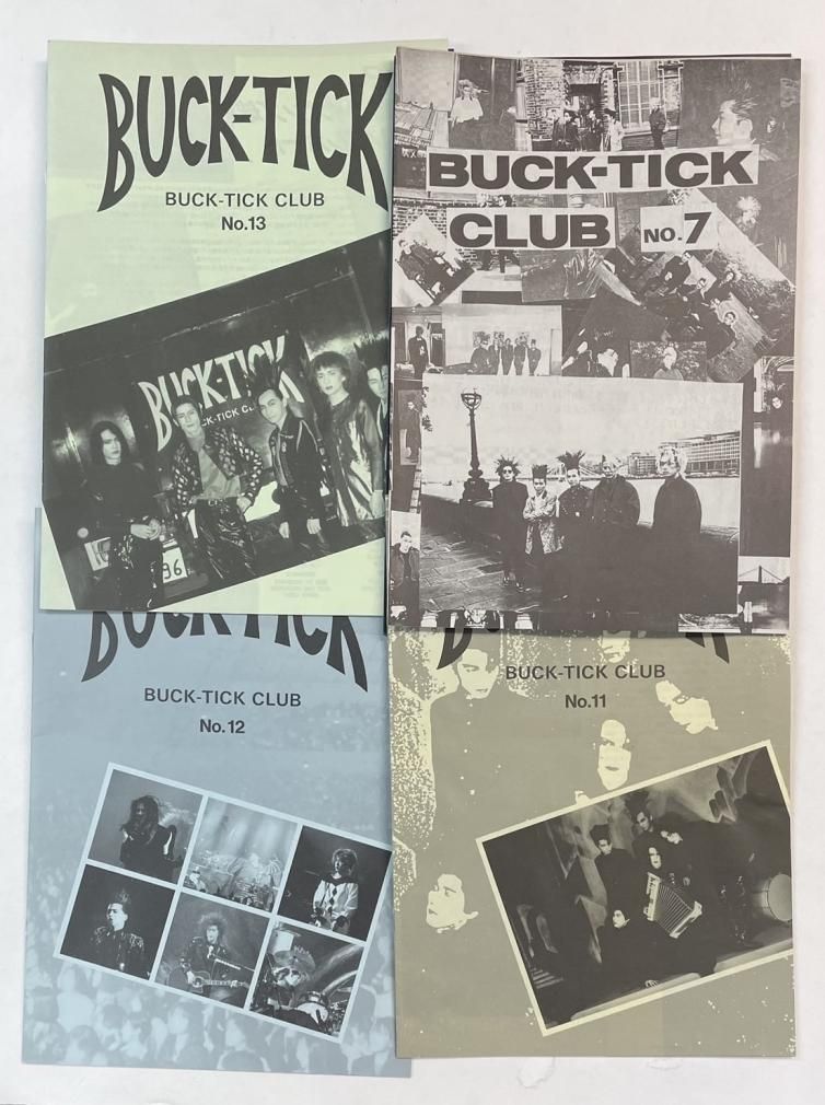 BUCK-TICK 初期のファンクラブ会報誌 BUCK-TICK CLUB 1号から最終32号+