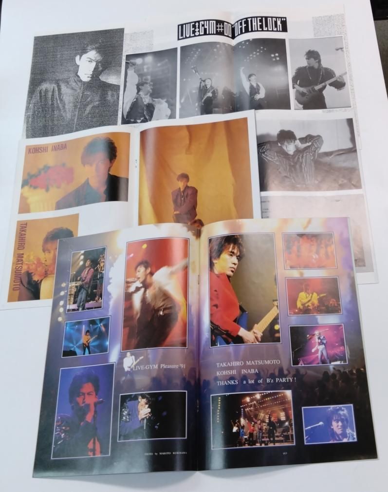 B'z ファンクラブ会報 Be+wiZ 000号から10号までの9冊セット 002-10