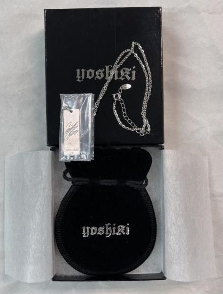 YOSHIKI Jewelry シルバー・ネックレス 08'Final Yロゴ・サイン