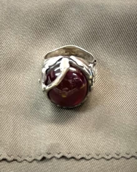 hyde デザインリング THE APPLE VAMPROSE ロゴ入り アップル シルバー