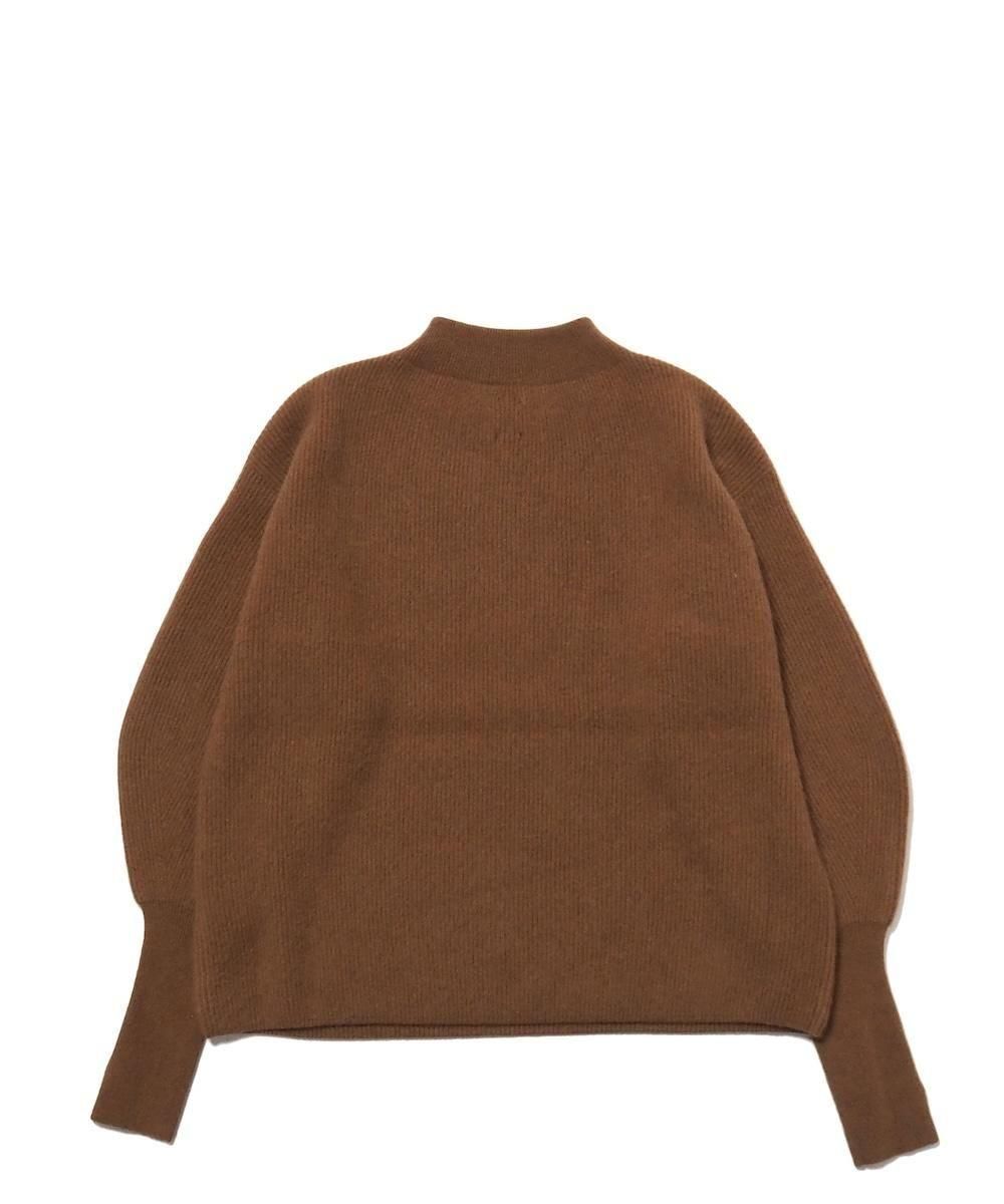 BATONER WOMEN / CASHMERE FOX FINGER HALL BOAT NECK TUNIC バトナー