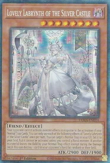 遊戯王 TAMA-EN014 白銀の城のラビュリンス Lovely Labrynth of the