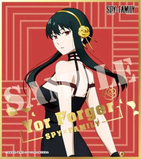 ヨル・フォージャー(いばら姫)】 SPY×FAMILY ビジュアル色紙