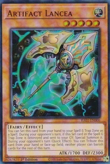 遊戯王 RA01-EN006 アーティファクト－ロンギヌス (英語版 1st Edition