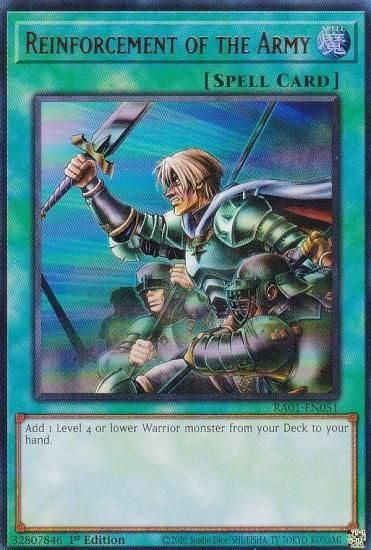 遊戯王 RA01-EN051 増援 (英語版 1st Edition ウルトラレア) - トレカ