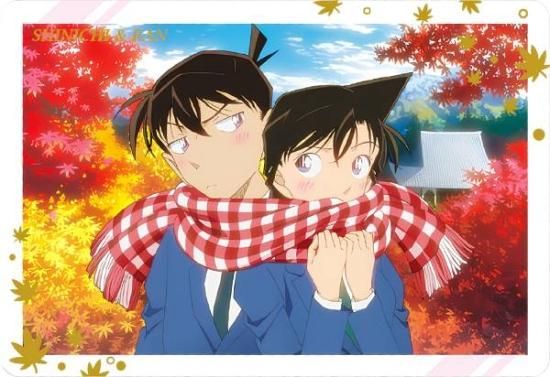 22.工藤新一＆毛利蘭 (ビジュアルカード) 】 イタジャガ 名探偵コナン