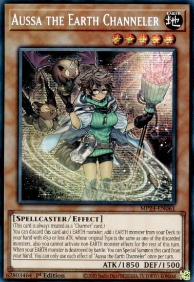 遊戯王 MP24-EN061 地霊媒師アウス (英語版 1st Edition スターライト