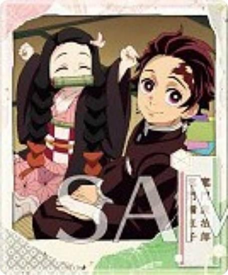 45.竈門炭治郎＆竈門禰豆子(縦書き名前入り)】鬼滅の刃 スナップマイド