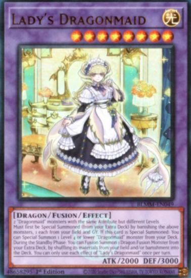 遊戯王 BLMM-EN049 ドラゴンメイド・ラティス (英語版 1st Edition