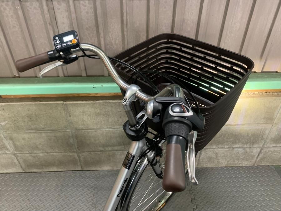 電動自転車 パナソニック ビビDX 26インチ シルバー 前後タイヤ新品
