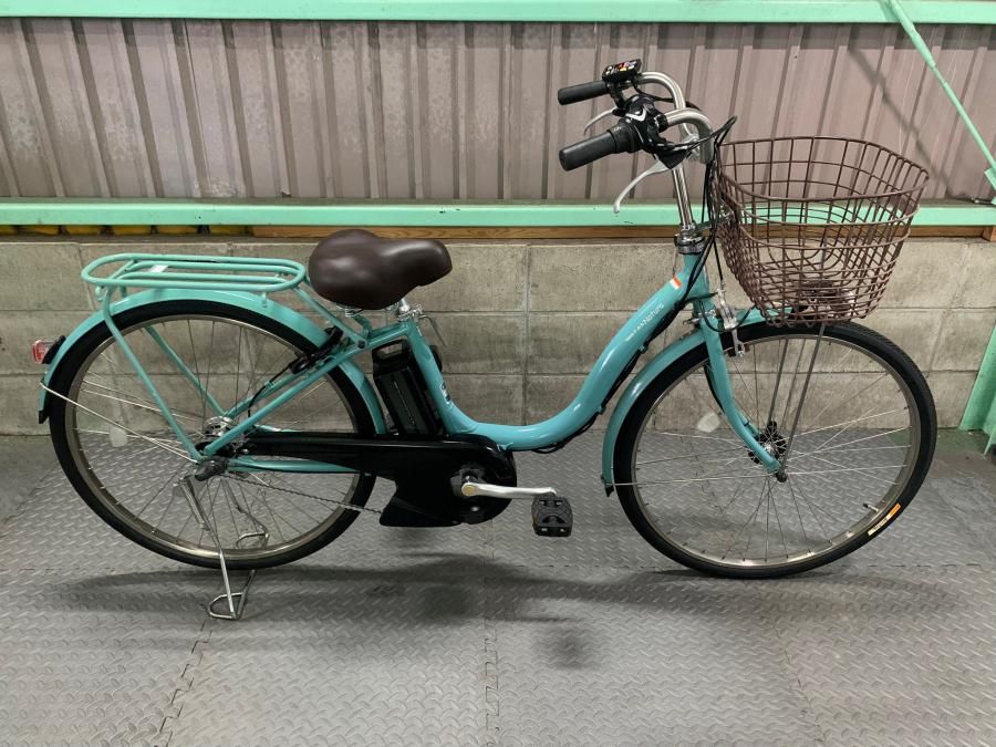 電動自転車 ヤマハ PAS Natura 26インチ ブルー 8.7ah 2014年頃 前後