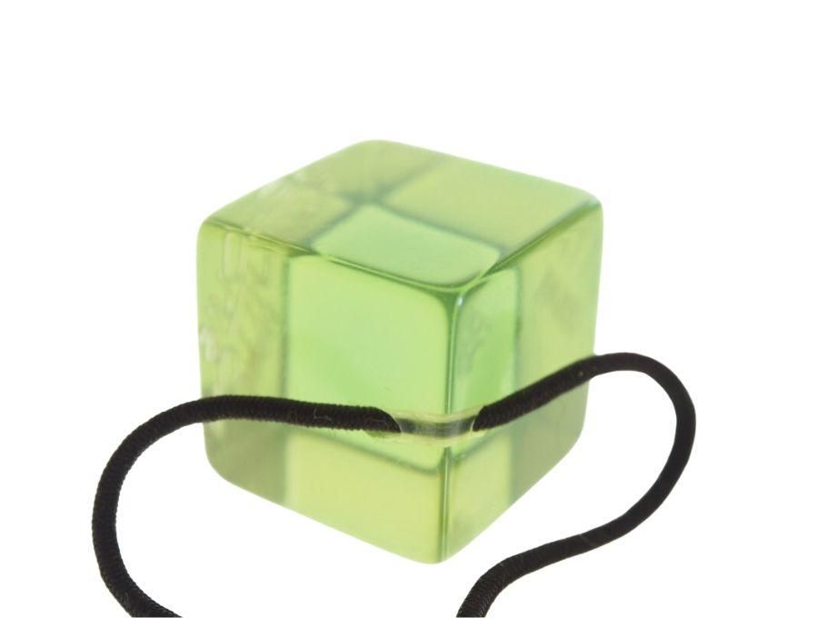 ルイヴィトン ヘアキューブ ヘアゴム ヘアアクセサリー LV キューブ 緑