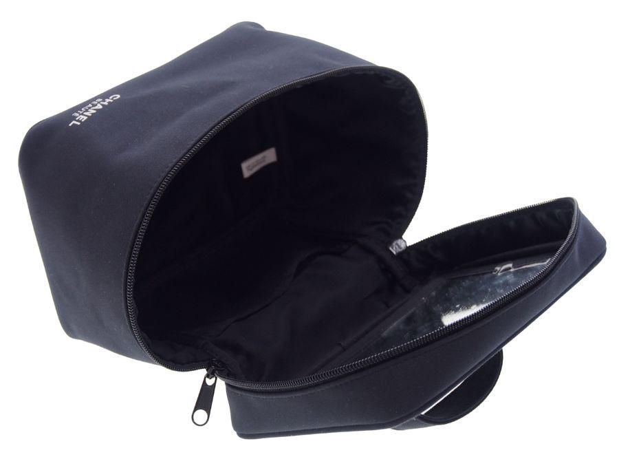 Used 極上品】シャネル CHANEL ノベルティ バニティポーチ 大型メイク