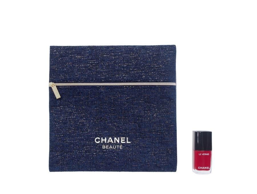 シャネル ノベルティ コフレポーチ 2023 ホリデーシーズン限定 薄型