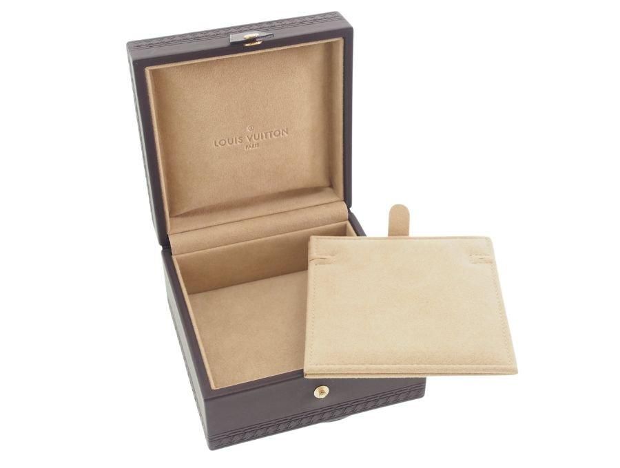 ルイヴィトン ジュエリーケース LV 宝石箱 アクセサリー収納 ブラウン