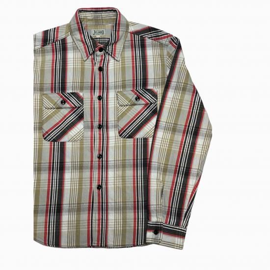 JELADO(ジェラード) Union Workers Shirt ショート丈 ラテ【JP02125