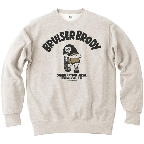 ブルーザーブロディ BRUISER BRODY クルースウェット オートミール