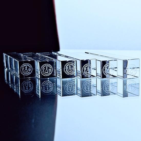 輝くオールドバカラ シンプルなカトラリーレスト【1936年以降】箸置き