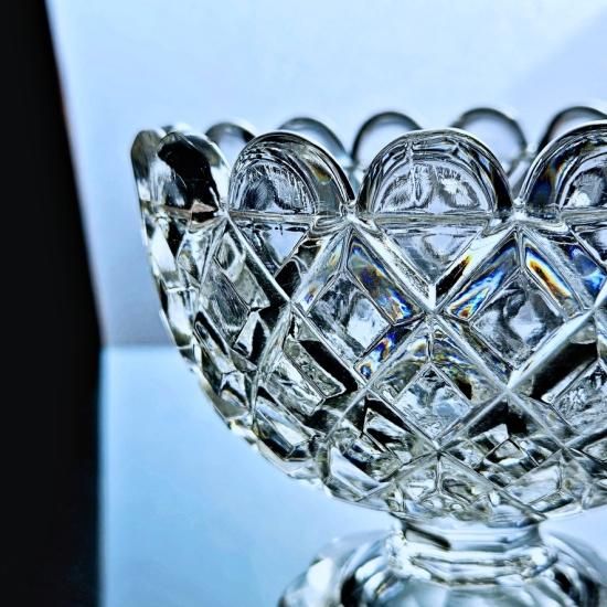 輝くオールドバカラ ディアマンカレのボンボニエール【1900年頃