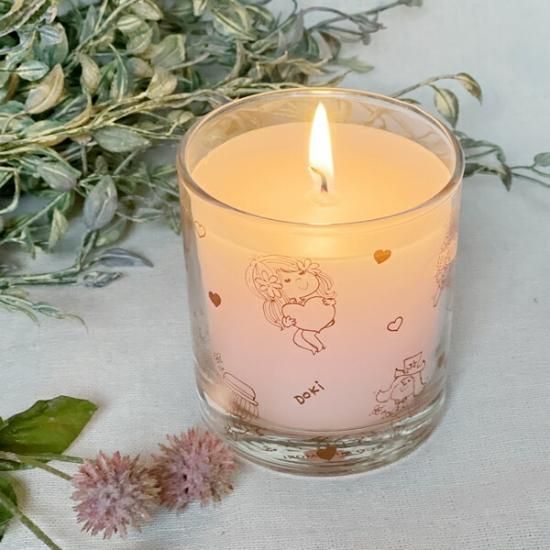 水森亜土 アロマキャンドル リラックスジャスミンの香り あどちゃん