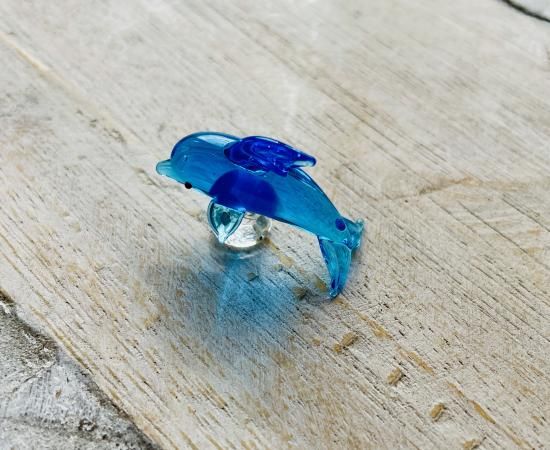 イルカちゃん - ハンドメイド・刻印入りパワーストーン・ガラス細工の