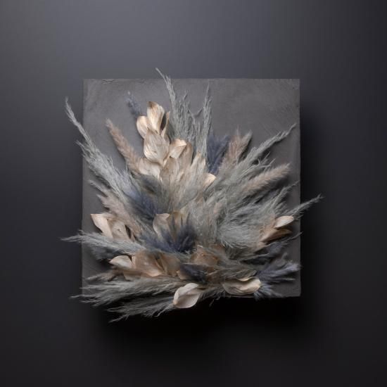 HYAKKA STYLE】モールテックスVer.｜ミディアムグレー×スクエアグレー