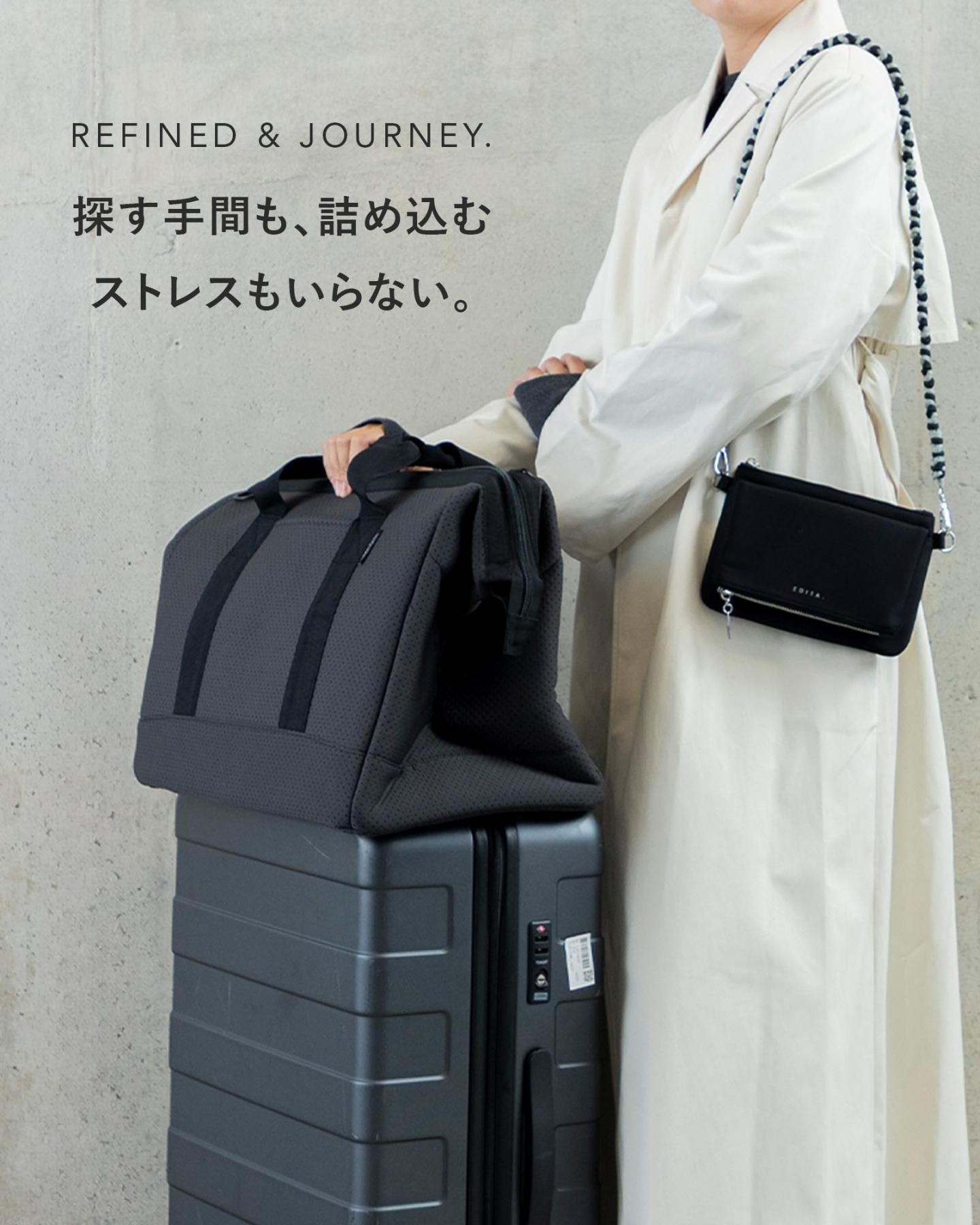 EDITA.ネオプレンボストンバッグ Mサイズ [edt-057] | 1泊~2泊旅行に