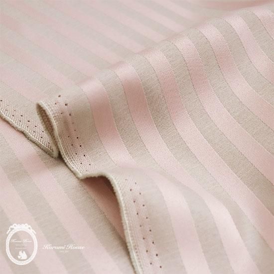シャイニーストライプ【ピンクグレー】 - 生地・布・輸入生地の通販