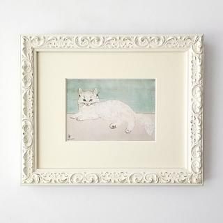 ポストカード額装品 藤田嗣治《花瓶のばら》 - 額縁・ギャラリー37°