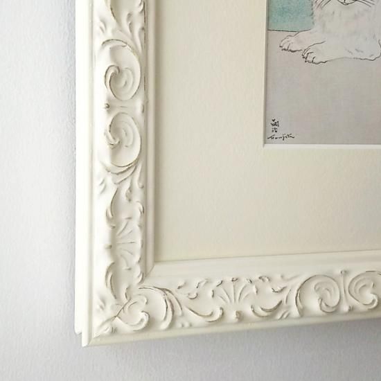 ポストカード額装品 藤田嗣治《白猫》 - 額縁・ギャラリー37°