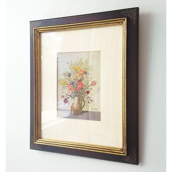 ポストカード額装品 藤田嗣治《花瓶の花》 - 額縁・ギャラリー37°