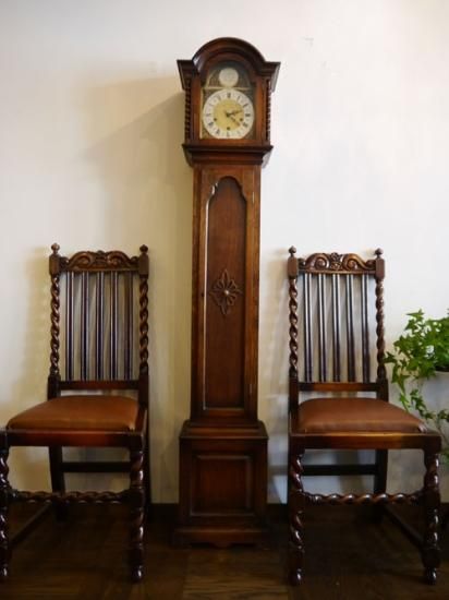 ツイストオークグランドマザークロック/8125-173/幅35.5/奥行25/高さ