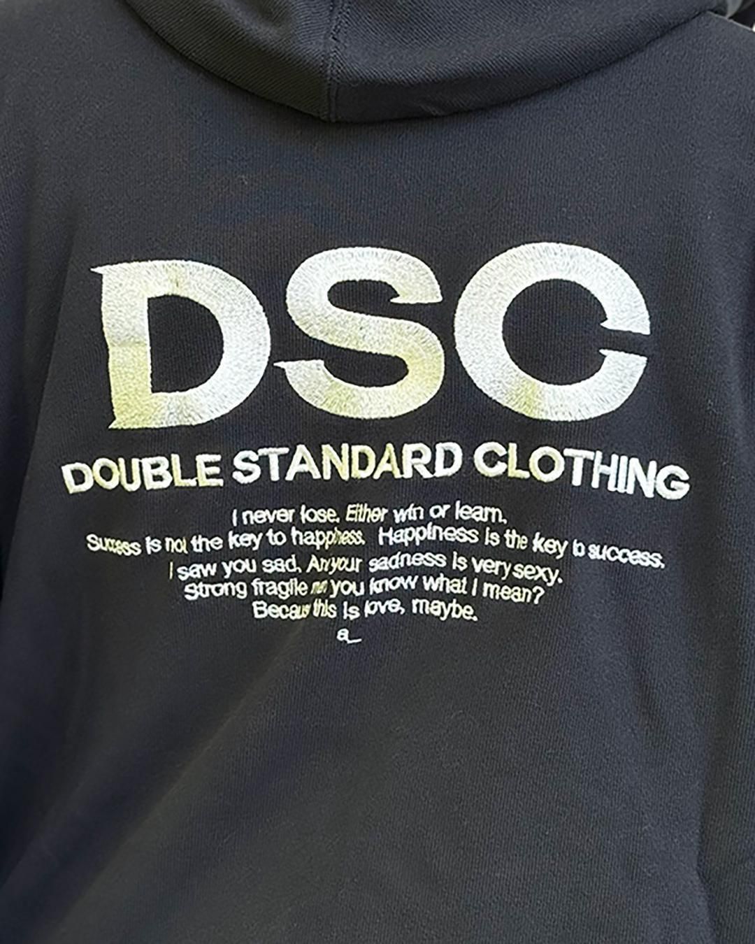 Champion × DOUBLE STANDARD CLOTHING｜ZIP HOODED SWEAT SHIRT｜BLACK