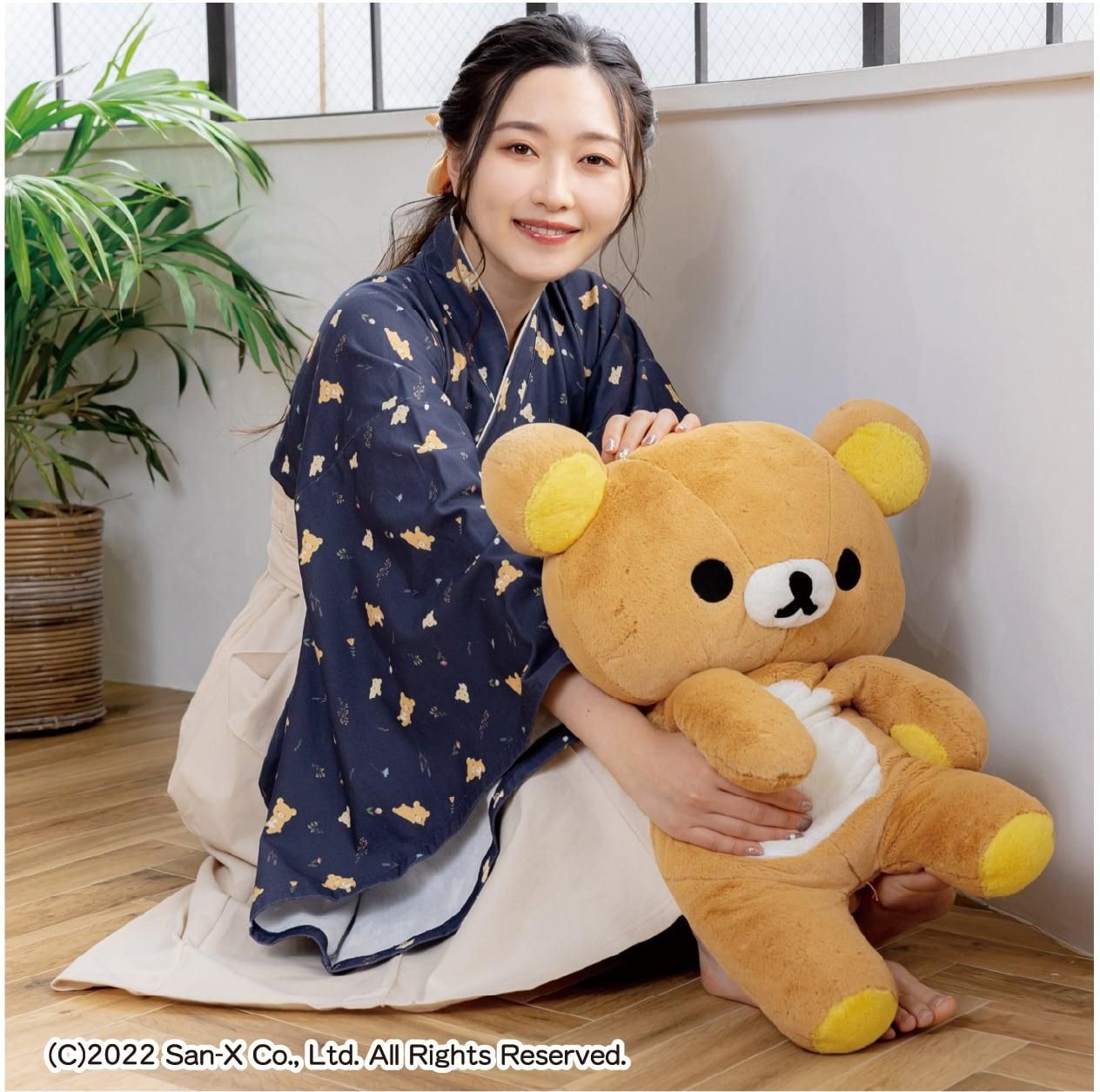 ゆる袴リラックマデザイン（お花とコリラックマと一緒）CP-83LD - Yuruwa*