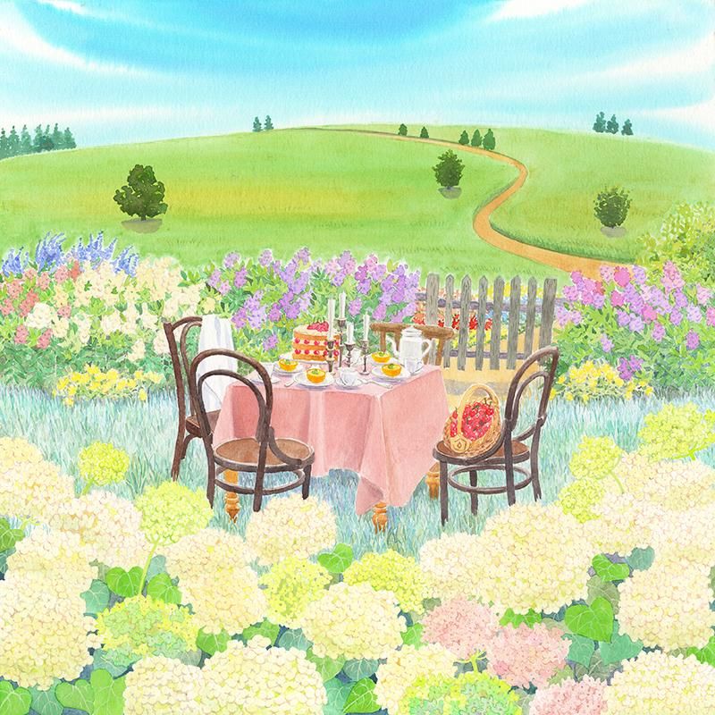 栗乃木ハルミ「Annabelle's garden」 - 栗乃木ハルミ（くりのきはるみ