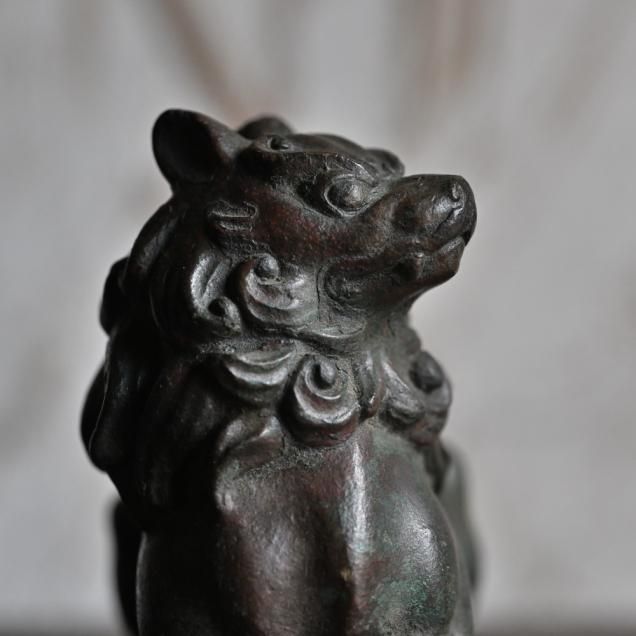 津田大壽 ｜ 獅子 古作 | 銅製置物