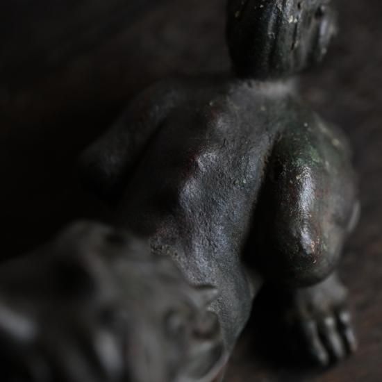 津田大壽 ｜ 獅子 古作 | 銅製置物