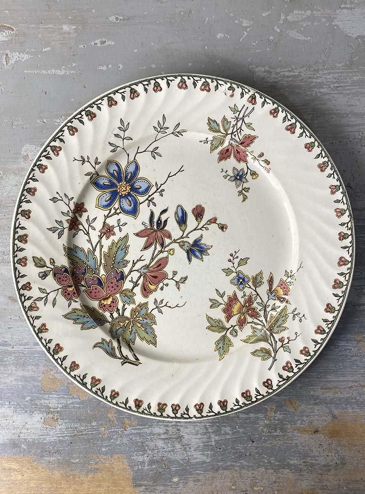 SARREGUEMINES 花柄プレート - フランティーク