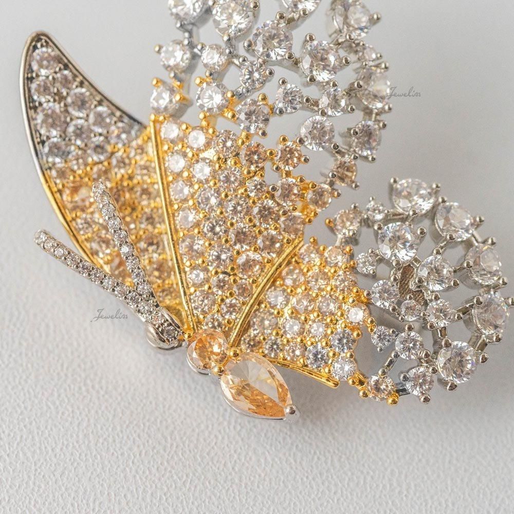 Jeweliss ブローチ Fluture フルトゥレ 蝶々 チョウ ジュエリス