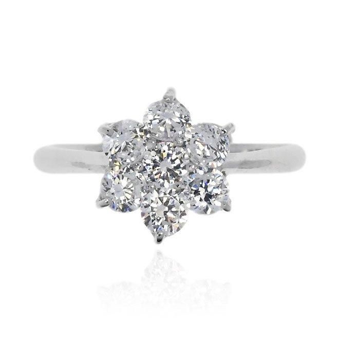 ZEXIMO公式】 天然ダイヤモンド1.0ct デザインリング 「1カラット