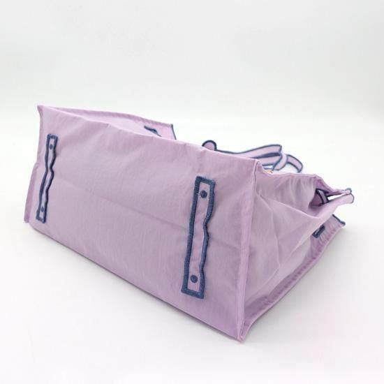 SNOOPY KEY CHARM/ New Classical Eco Bag (S) L/GRAY - LA COUSETTE