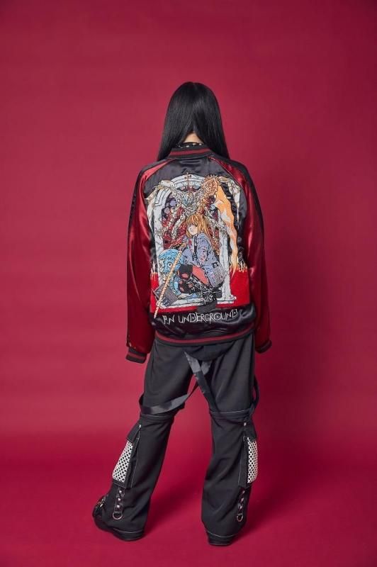 P.N UNDERGROUND×DEATH NOTE ミサ スカジャン ｜ Guf-アニメグッズの