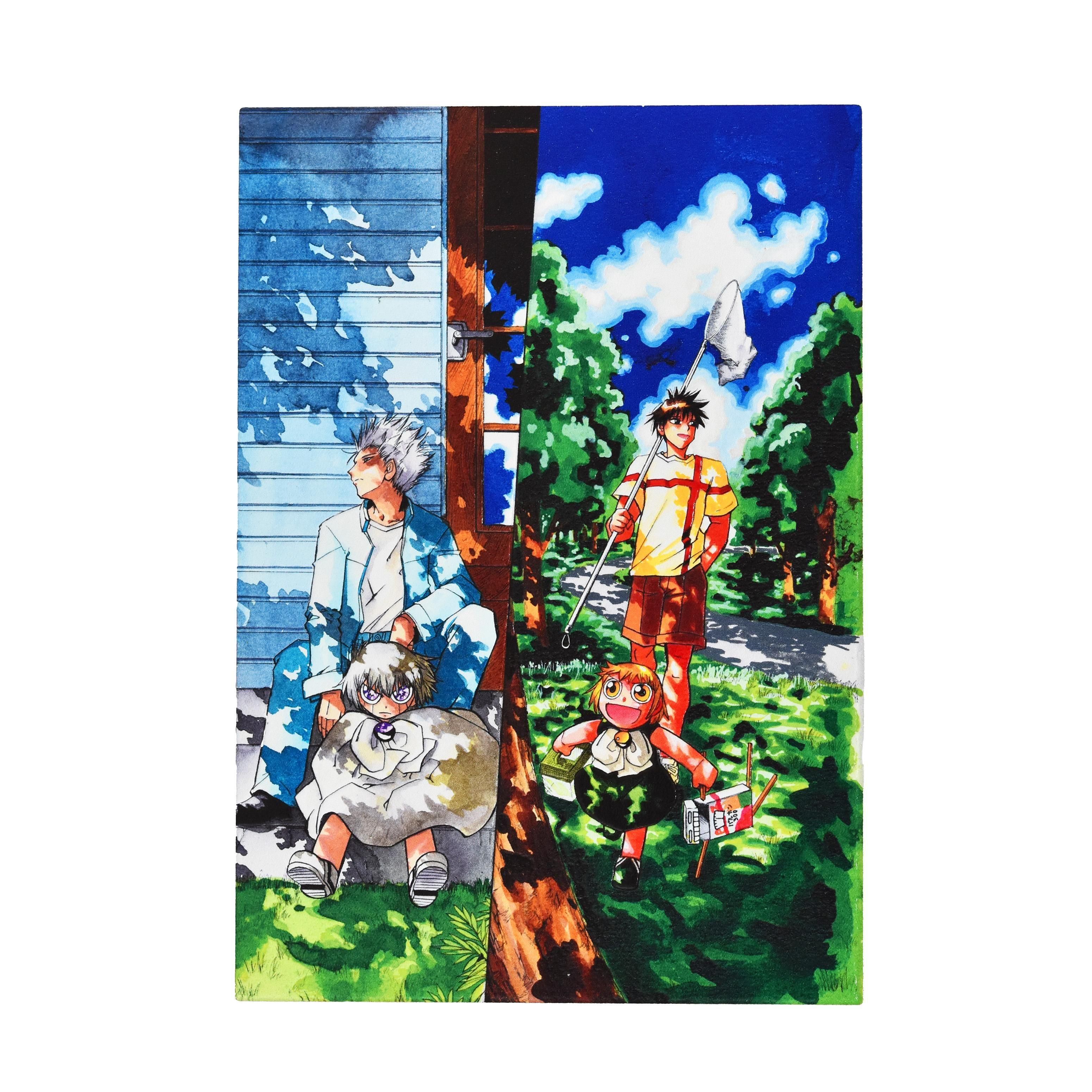 ファウード強奪」ウッドポストカード - 「金色のガッシュ！！」「金色