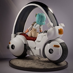 在庫あり)(W_5695)ブルマ バイク ドラゴンボール (未組立 ガレージキット)